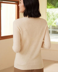 Classic Wool Turtleneck Pullover Sweater