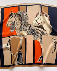 New Women's Silk Printed Scarf