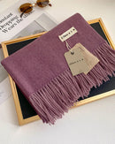 Thick Faux-Cashmere Shawl