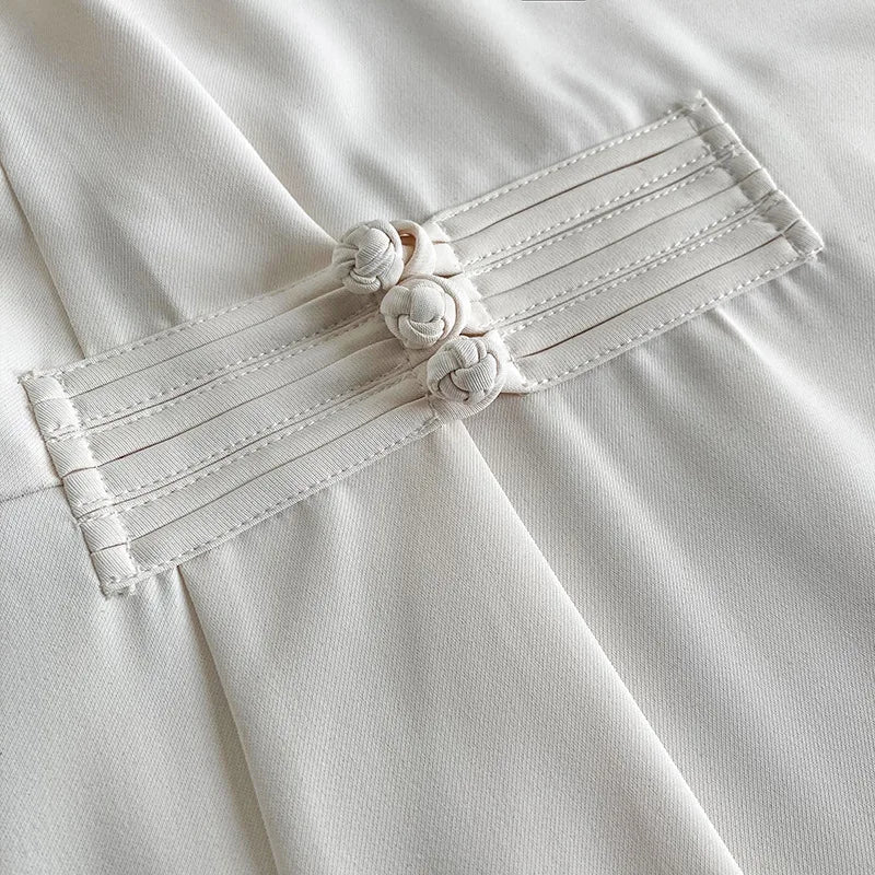 Long Sleeve V-neck Slim Waist Dress