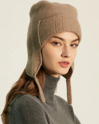 Wool Cashmere Bomber Hat