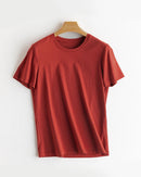Women's Solid-Color Crew-Neck T-Shirt
