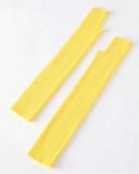 Wool Blend Knit Long Arm Warmers