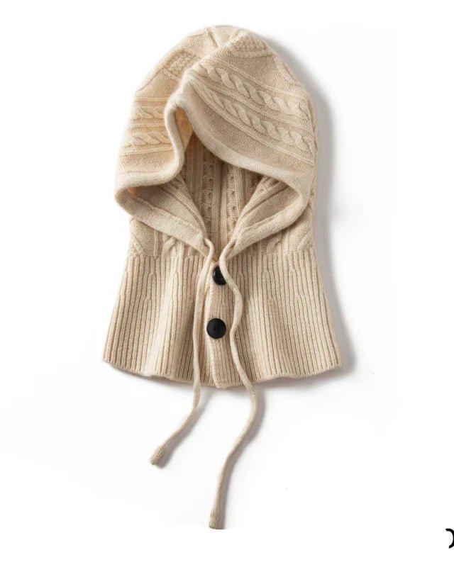 Cashmere Knitted Fashion Scarf And Hat