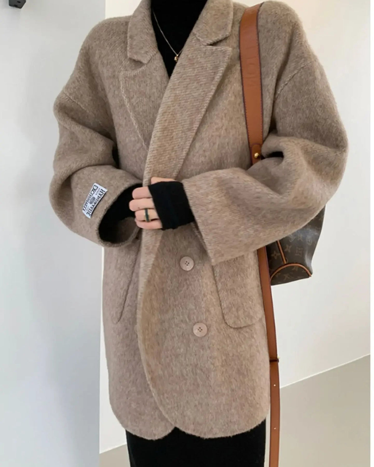 Women Double Sided Wool Coat