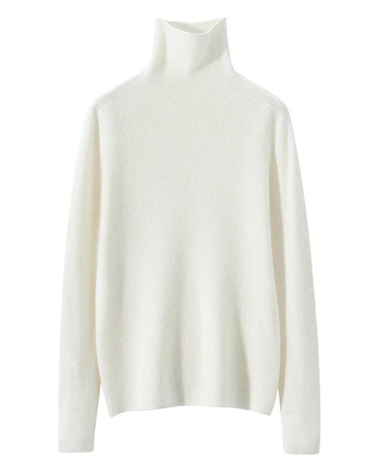 Soft Cashmere Turtleneck Slim-Fit Sweater