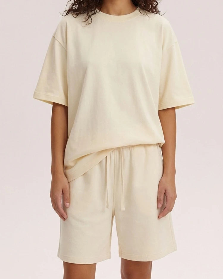 Soft Elastic Waist Everyday Lounge Shorts