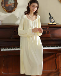 Cotton Round Neck Plus Size Nightdress