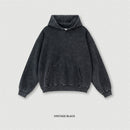 Oversized Retro Washed Cotton Hoodies