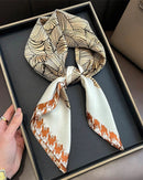 Multifunction Paisley Square Silk Scarf