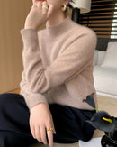 Pure Cashmere Half-Turtleneck Pullover