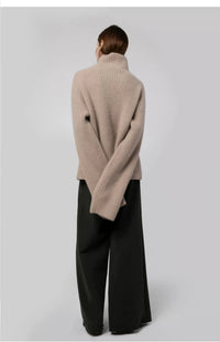 Turtleneck Loose Fit Cashmere Sweater