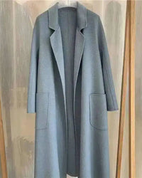 Belted A-Line Wool-Blend Coat