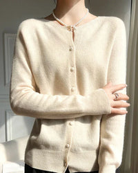 Women's Wool Button Knit Cardigan