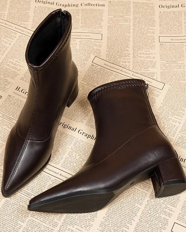 Stylish Retro Platform Party Ankle Boots