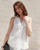 Stylish V-Neck Sleeveless Loose Camisole