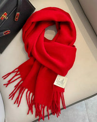 Fringed Wool Scarf