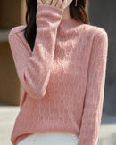 Merino Wool Diamond Jacquard Sweater
