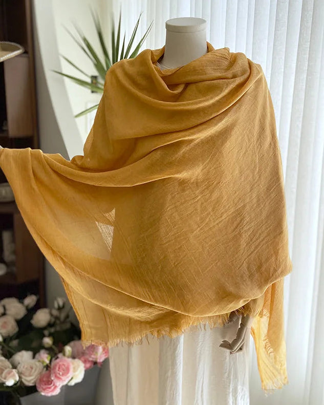 Lightweight Gauze Scarf Shawl