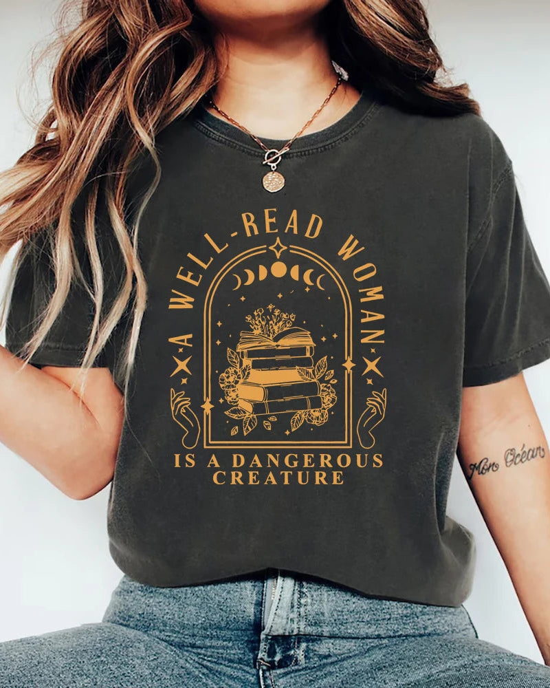 Literary Graphic Short Sleeve Tee