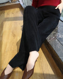 Cashmere Knit Wide Leg Pants