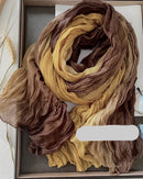 Pleated Long Scarf Shawl