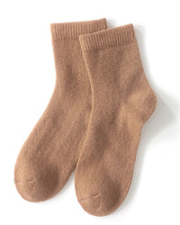 Cashmere Knit Mid-Tube Socks