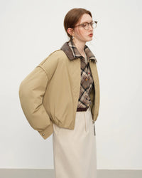 Lightweight Quilted Patchwork Short Jacket