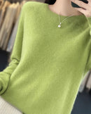 Extrafine Merino Wool Round-Neck Sweater