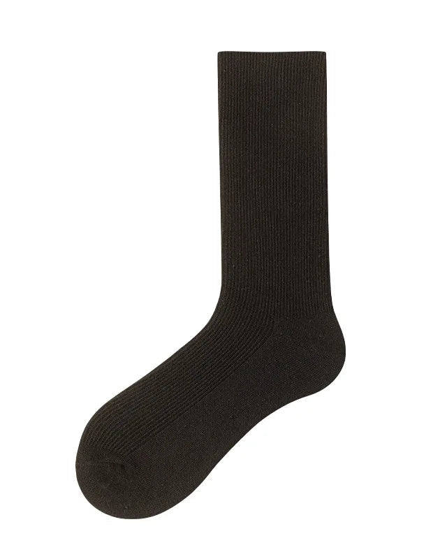 Combed Cotton Pile Crew Socks