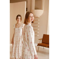 Peach Blossom Printed Pajama Suit