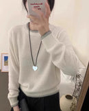 Heavyweight Cashmere Crewneck Pullover