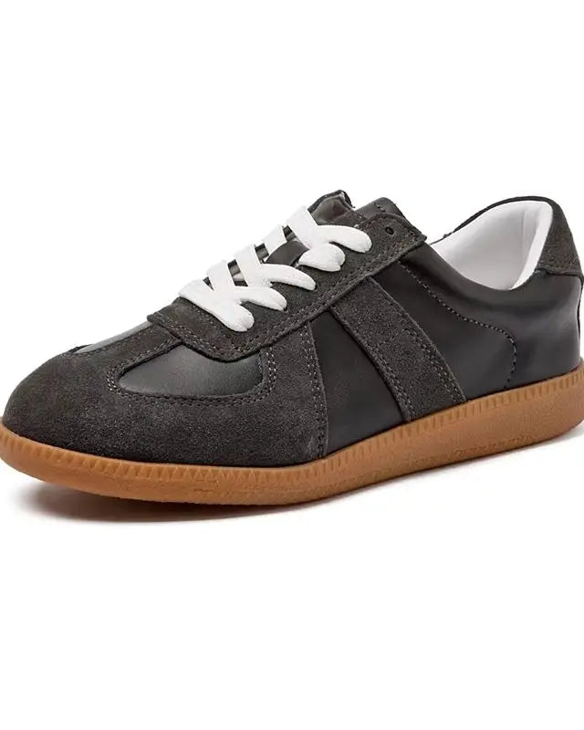 Bow Leather Flat