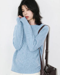 Oversized Wool Cashmere Crew Sweater