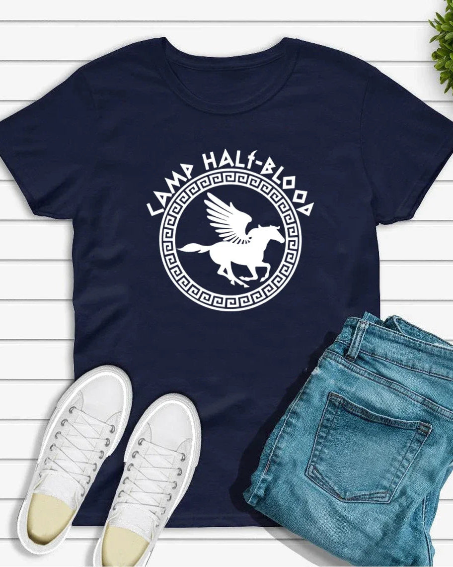 Crew Neck Letter Print T-Shirt