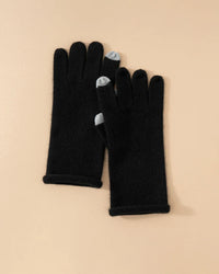 Cashmere Simple Knit Thermal Gloves