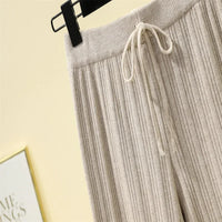 High-Waist Thicken Wide Leg Pants
