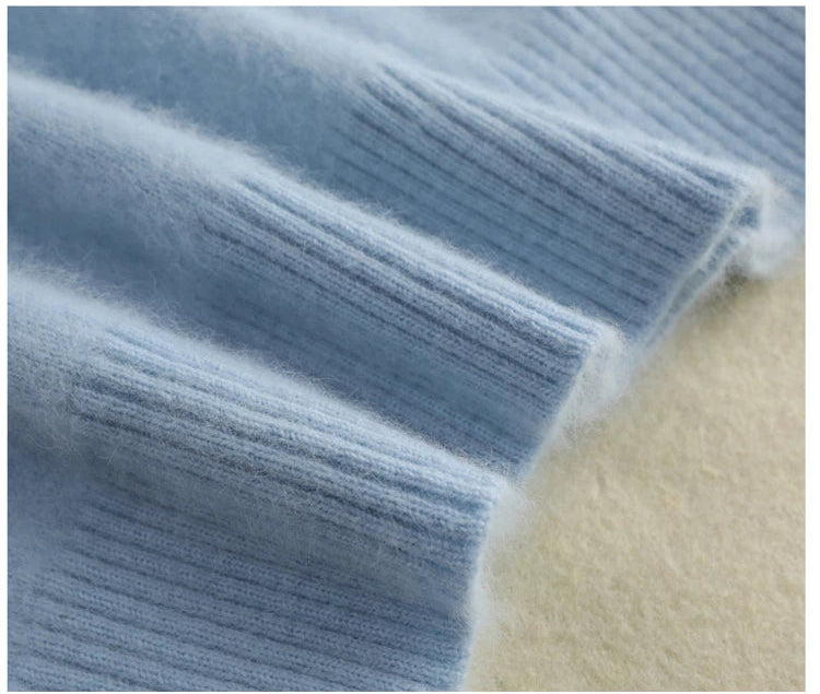 Plush Mink Cashmere Turtleneck Sweater
