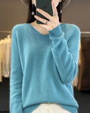 Soft Wool Knit Hooded Pullover Sweater