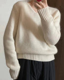 Women's Knit V-Neck Sweater