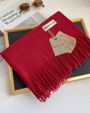 Faux Cashmere Thick Wrap Scarf in Colors