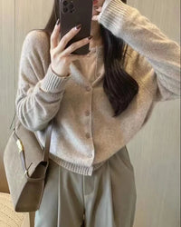 Women’s Cashmere Button Front Cardigan