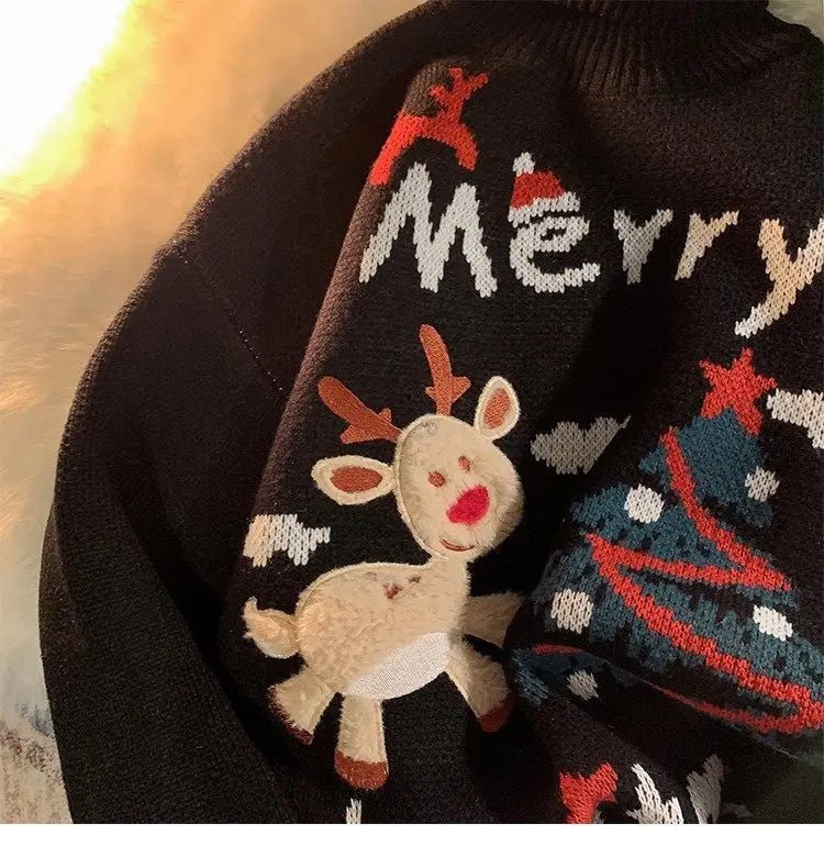 Turtleneck Christmas Sweater Ugly Sweater