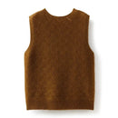 100% Cashmere V-Neck Sweater Vest
