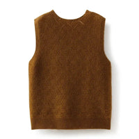 100% Cashmere V-Neck Sweater Vest