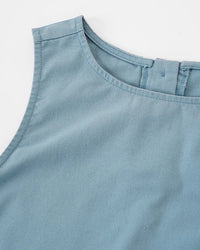 Stylish Round Neck Sleeveless Mini Dress