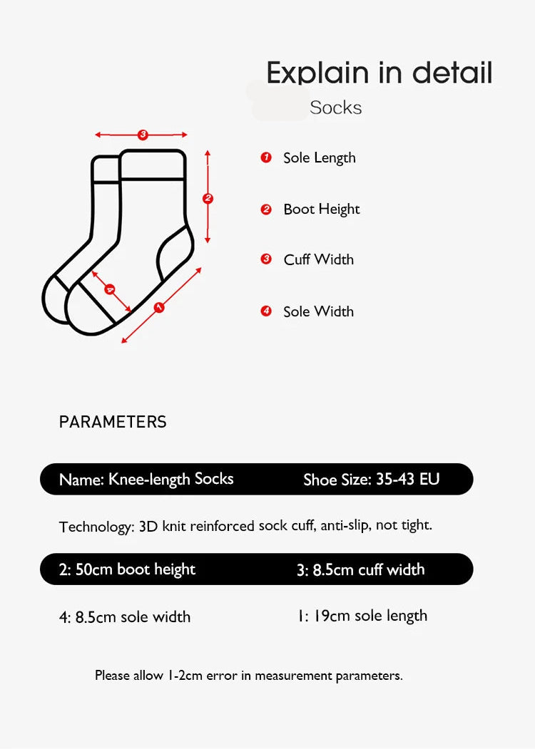 Wool Blend Ribbed Knee-High Socks