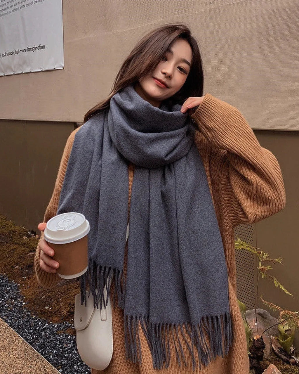 Soft Solid Wrap Shawl Scarf