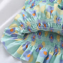 Print Folds Bohemian Sleeveless Vest