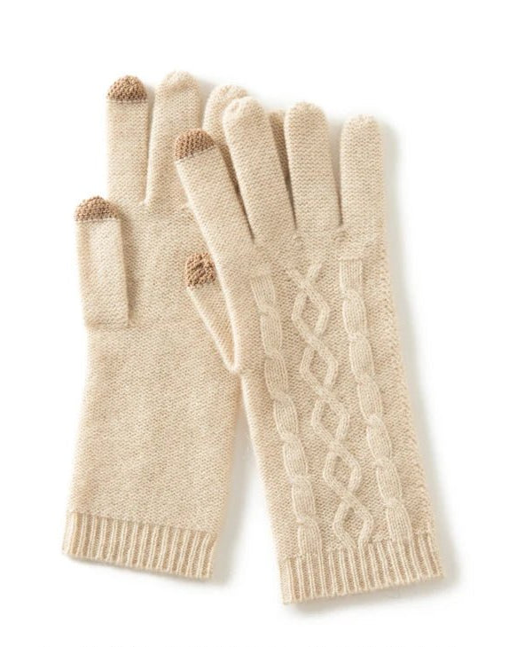 Full Finger Pure Cashmere Gloves